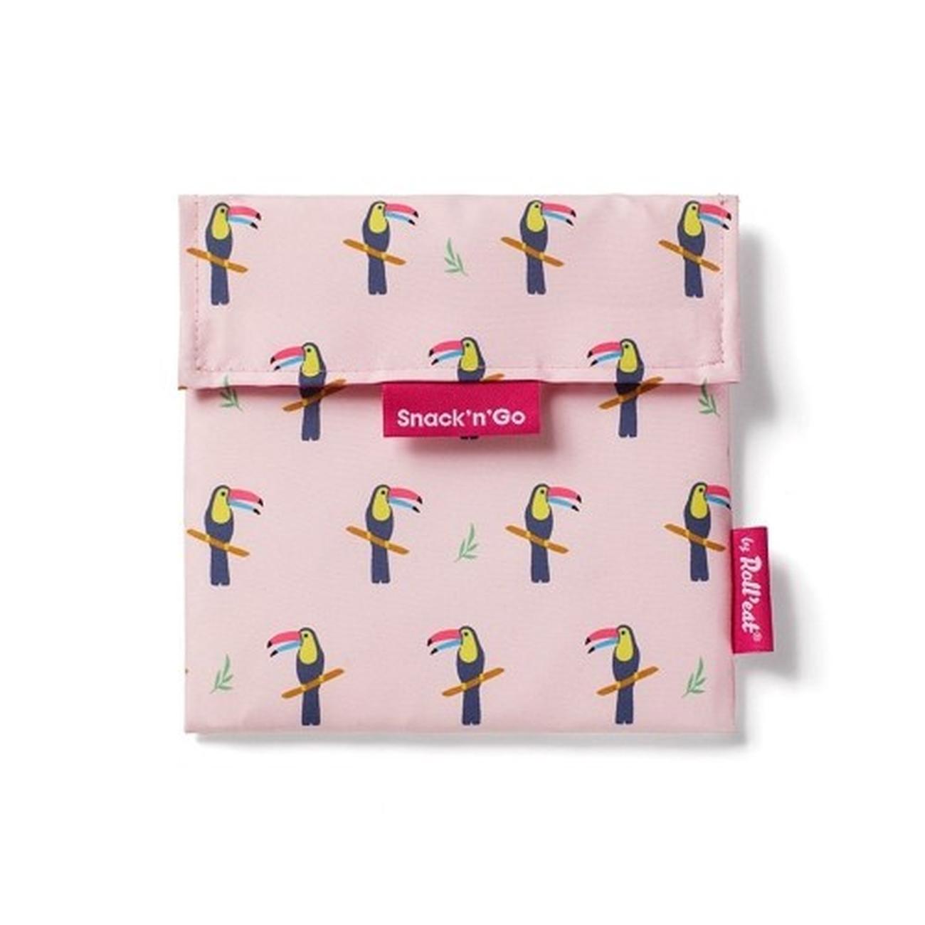 snack-n-go-reusable-snack-bag--hornbill - Roll'eat Snack N Go Hornbill 