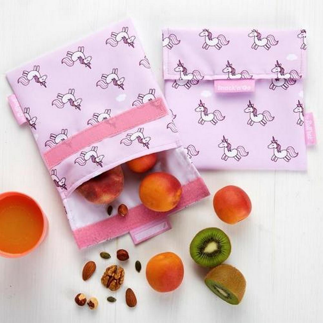 snack-n-go-reusable-snack-bag-unicorn - Roll'Eat Snack N Go Unicorn 