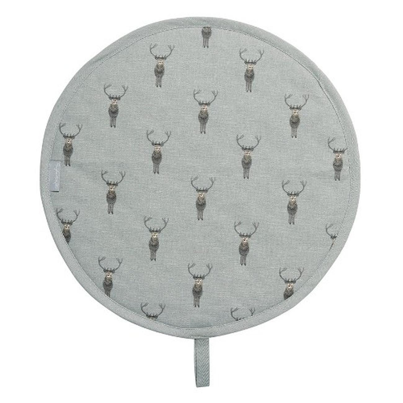 sophie-allport-highland-stag-circular-hob - Sophie Allport Highland Stag Circular Hob Cover