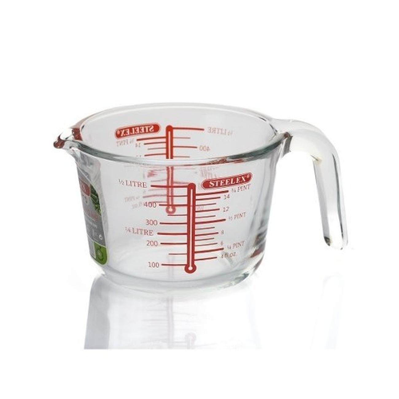 steelex-glass-measuring-jug-500ml - Steelex Glass Measuring Jug 500ml