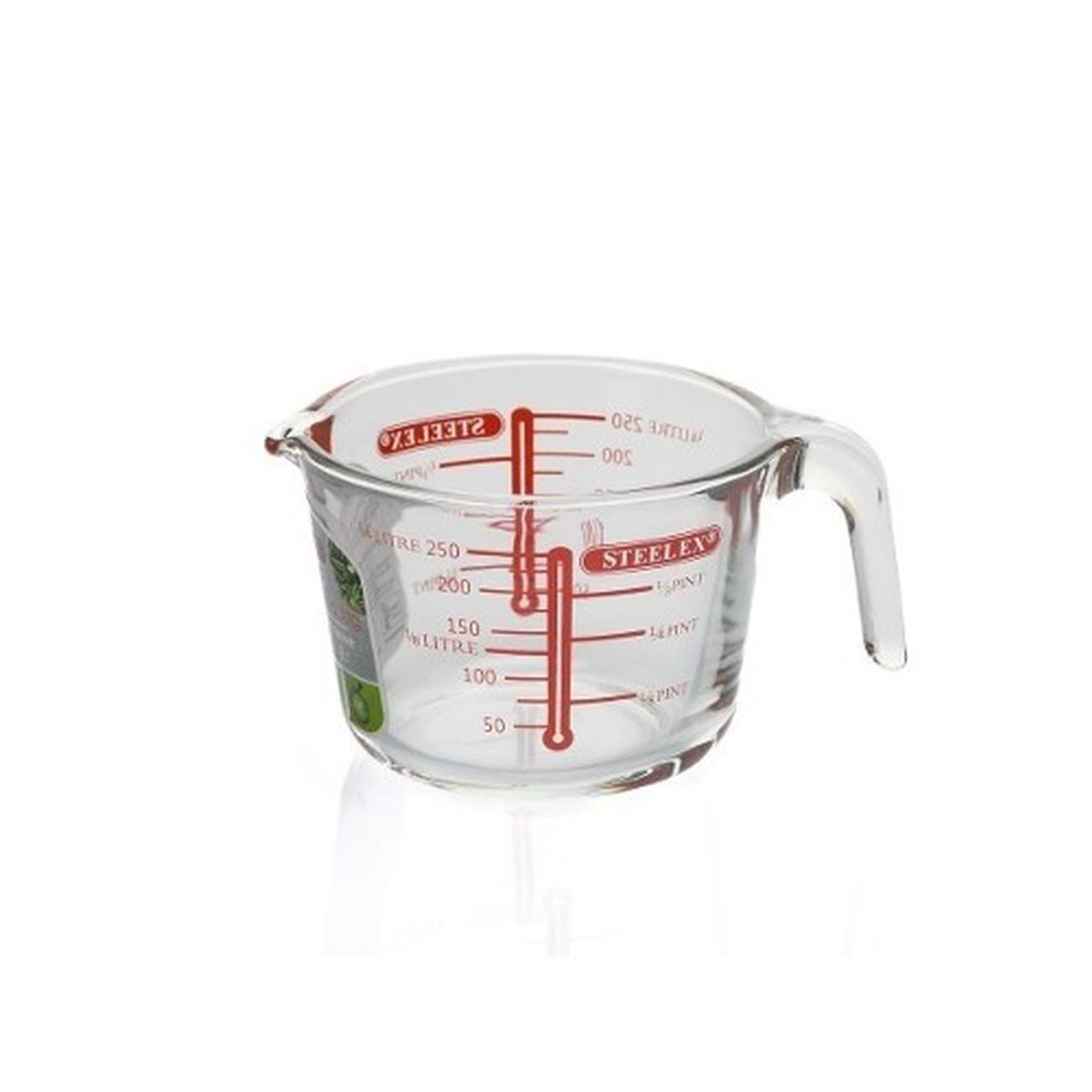 steelex-glass-measuring-jug-500ml - Steelex Glass Measuring Jug 500ml