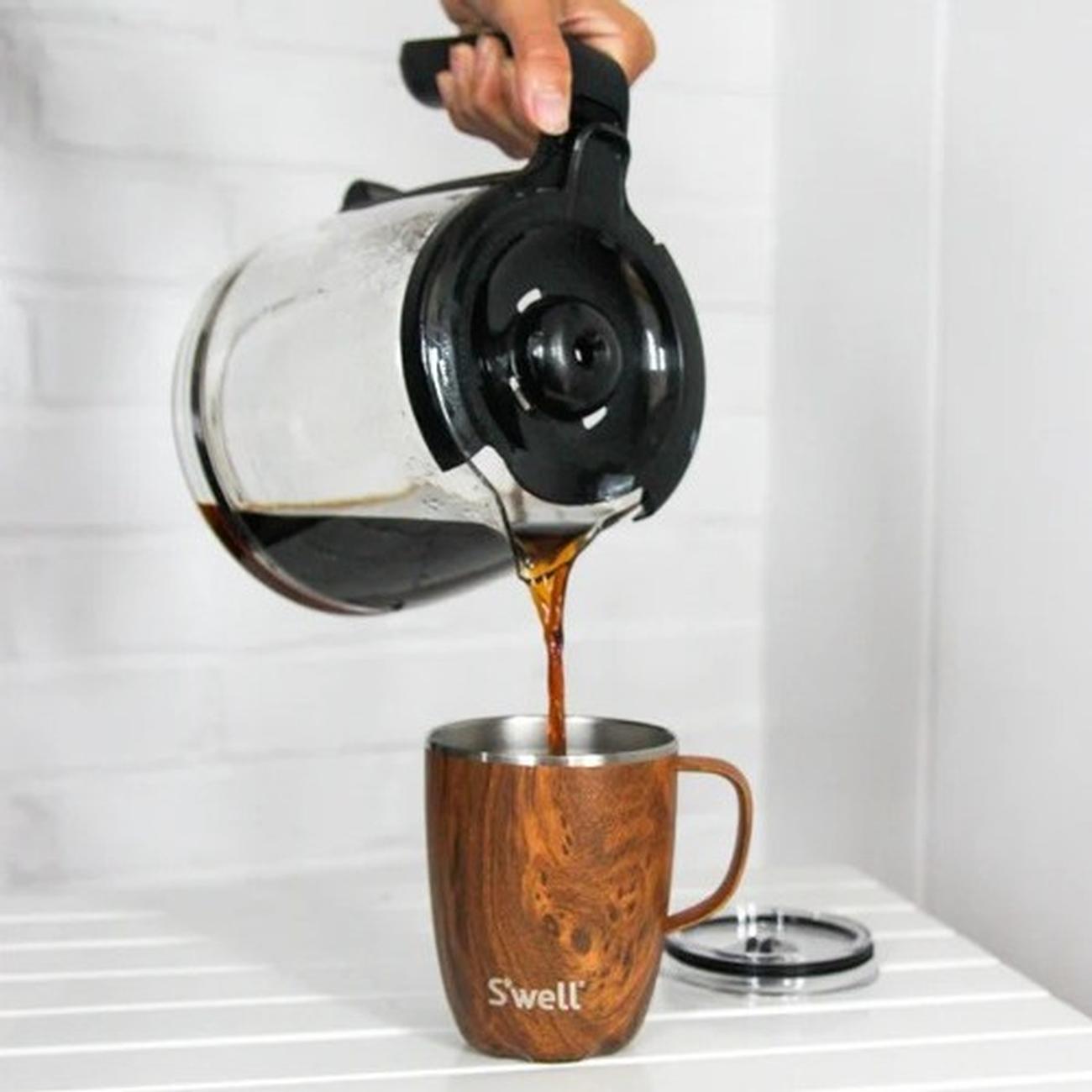 swell-350ml-teakwood-mug-w-handle - S'well Teakwood Mug With Handle 350ml