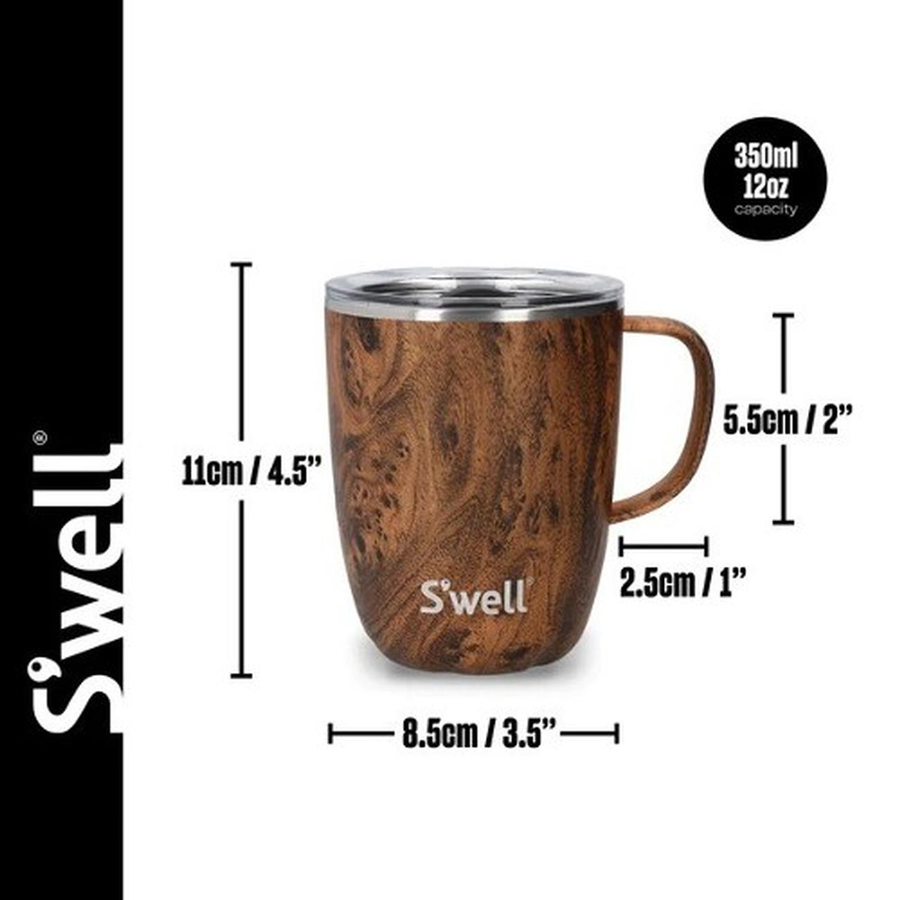 swell-350ml-teakwood-mug-w-handle - S'well Teakwood Mug With Handle 350ml