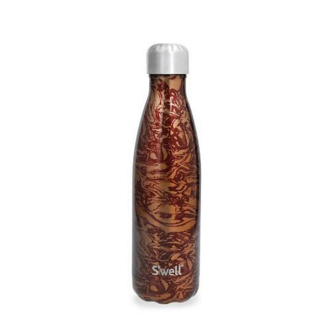 swell-burgundy-swirl-bottle-500ml - S'well Burgundy Swirl Bottle 500ml