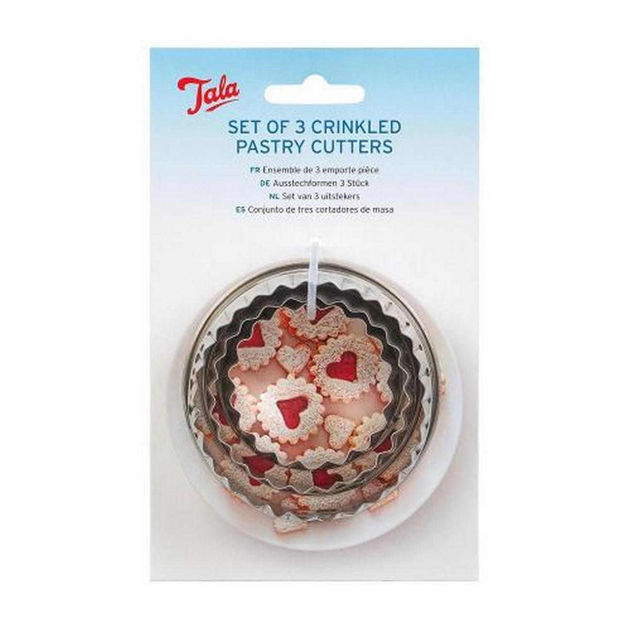 tala-crinkled-pastry-cutters-set-of-3 - Tala Crinkled Pastry Cutters Set of 3 