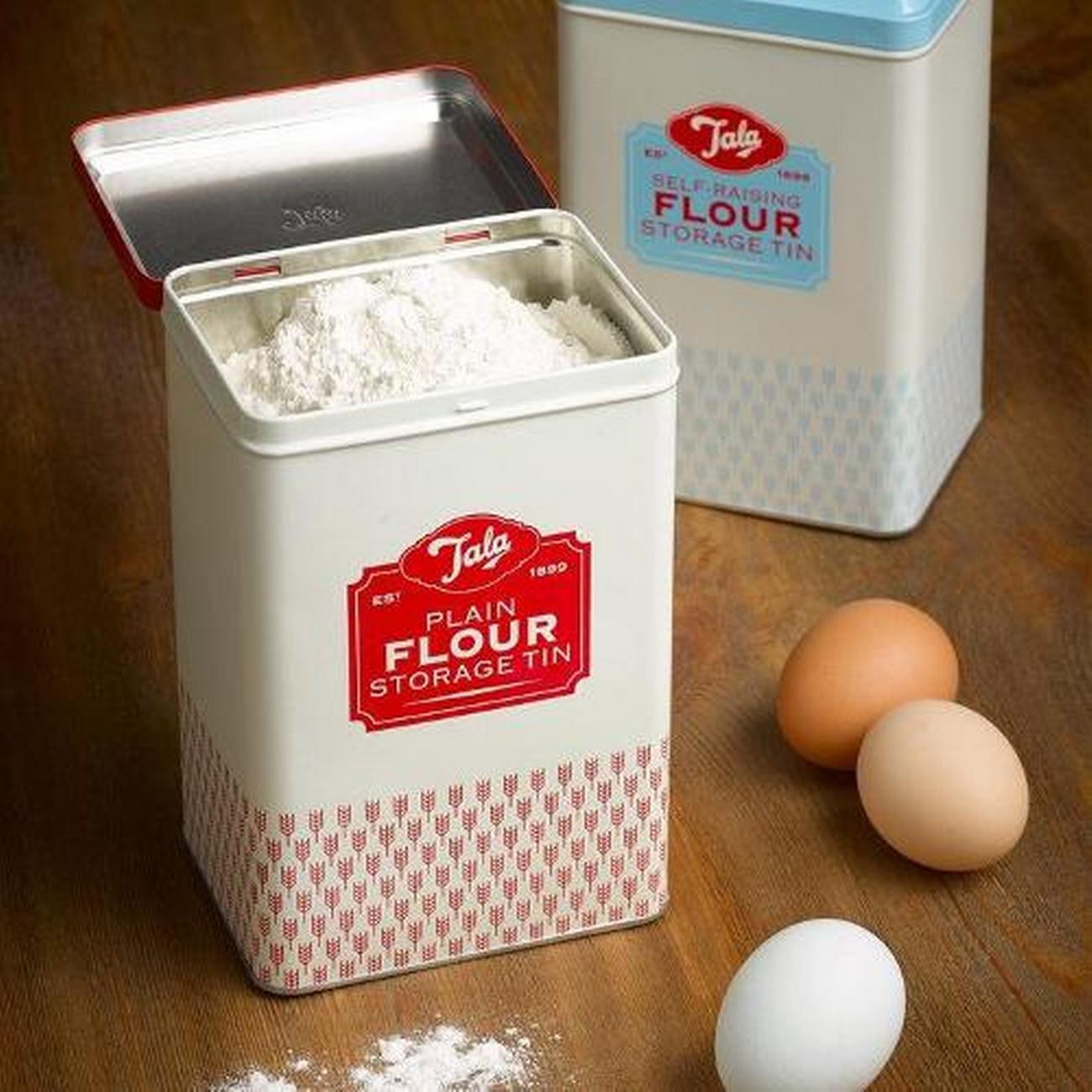 tala-originals-plain-flour-storage-tin - Tala Originals Plain Flour Storage Tin