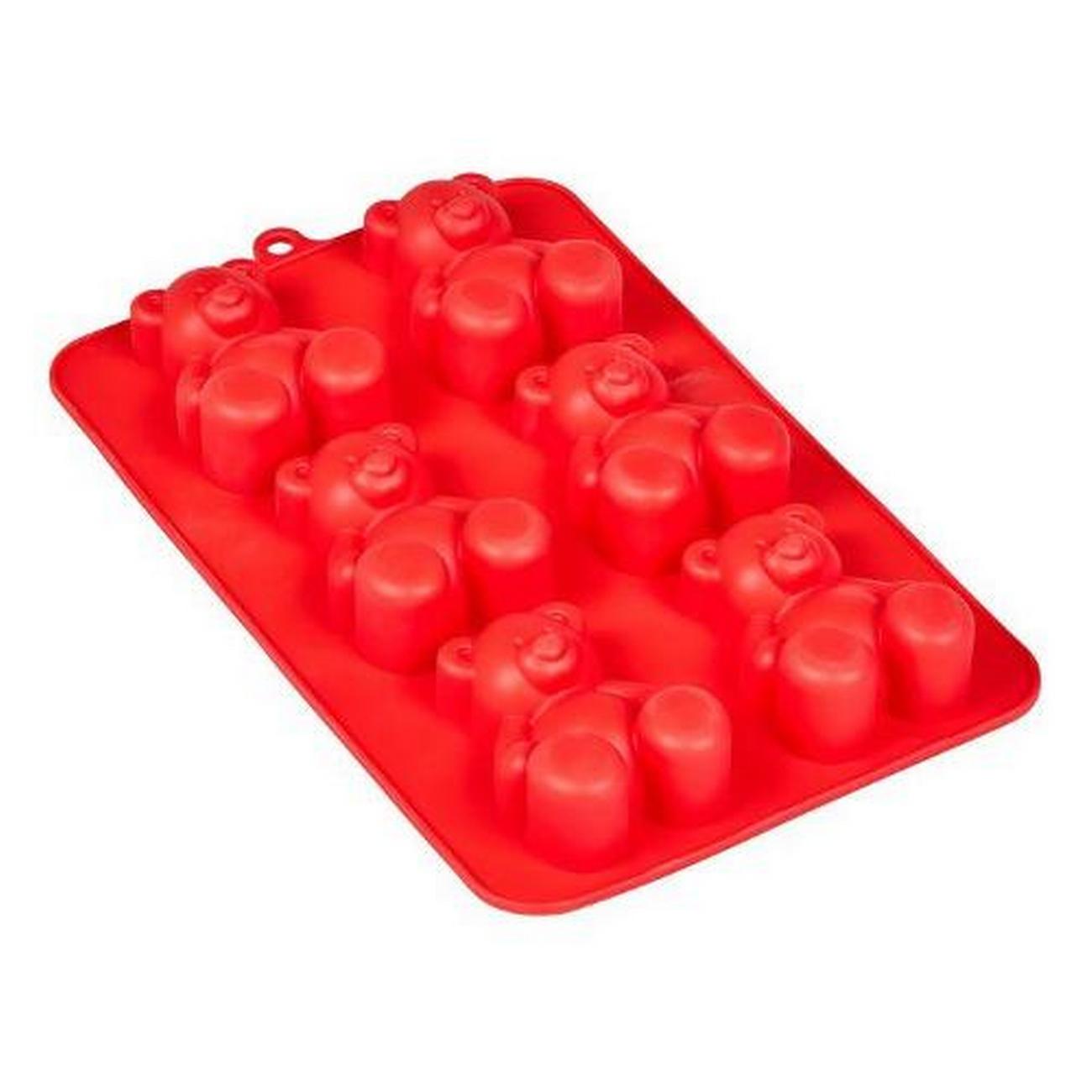tala-teddy-shaped-silicone-mould-6-cup - Tala Teddy Shaped Silicone Mould 6 Cup