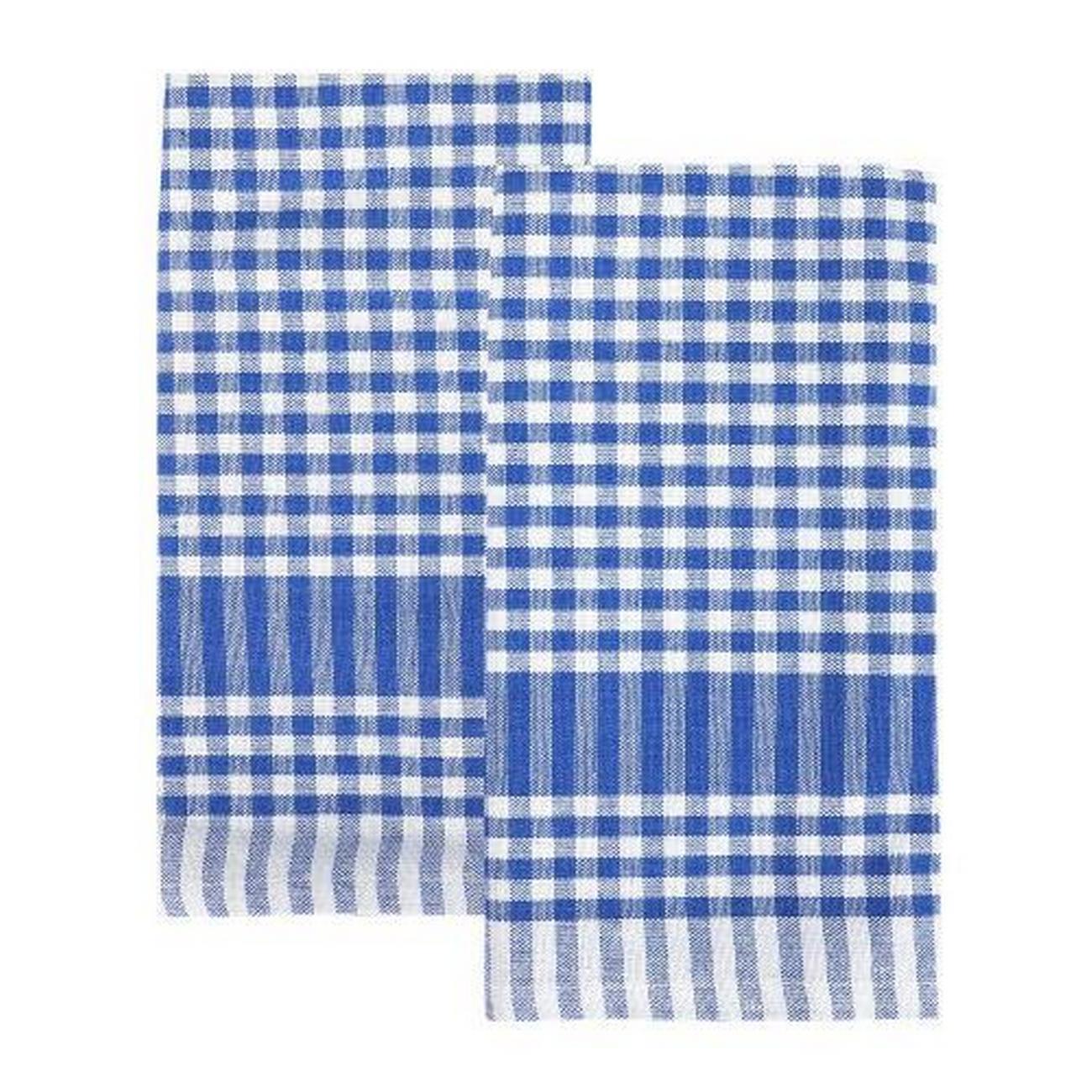 talking-tables-bon-appetit-blue-white-gingham-teatowel-napkin - Talking Tables Bon Appetit Blue & White Gingham Tea Towels-Napkins