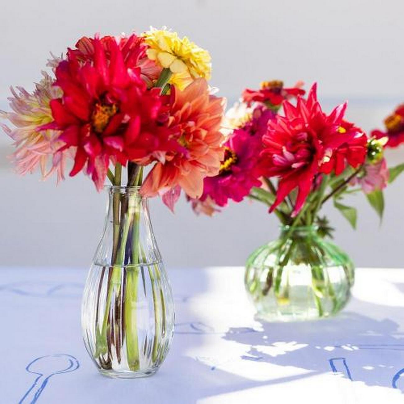 talking-tables-clear-glass-bud-vase-14cm - Talking Tables Clear Glass Bud Vase 14cm 