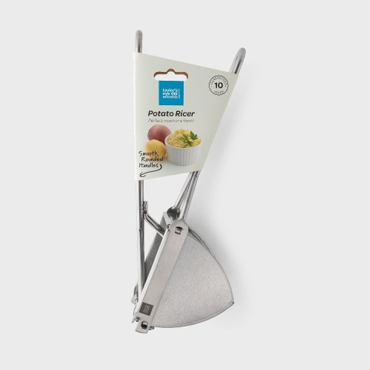 taylors-eye-witness-professional-ss-potato-ricer - Taylor's Eye Witness Professional Stainless Steel Potato Ricer