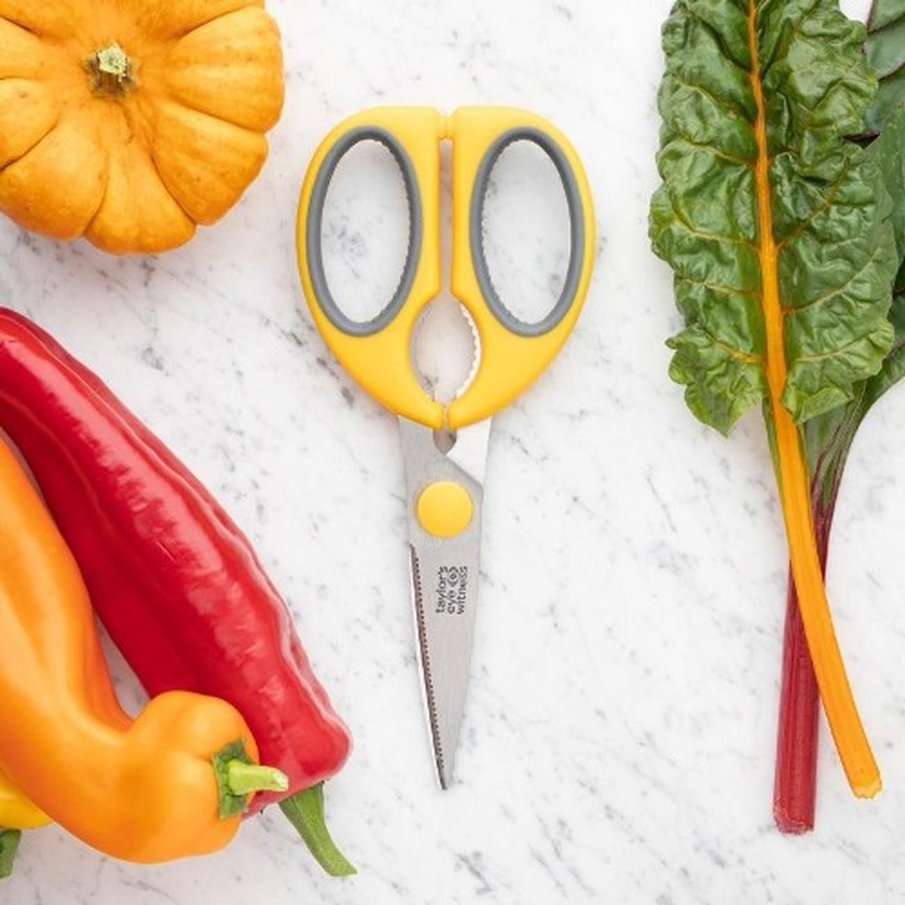 te-kitchen-scissors-soft-grip - Taylor's Eye Soft Grip Kitchen Scissors