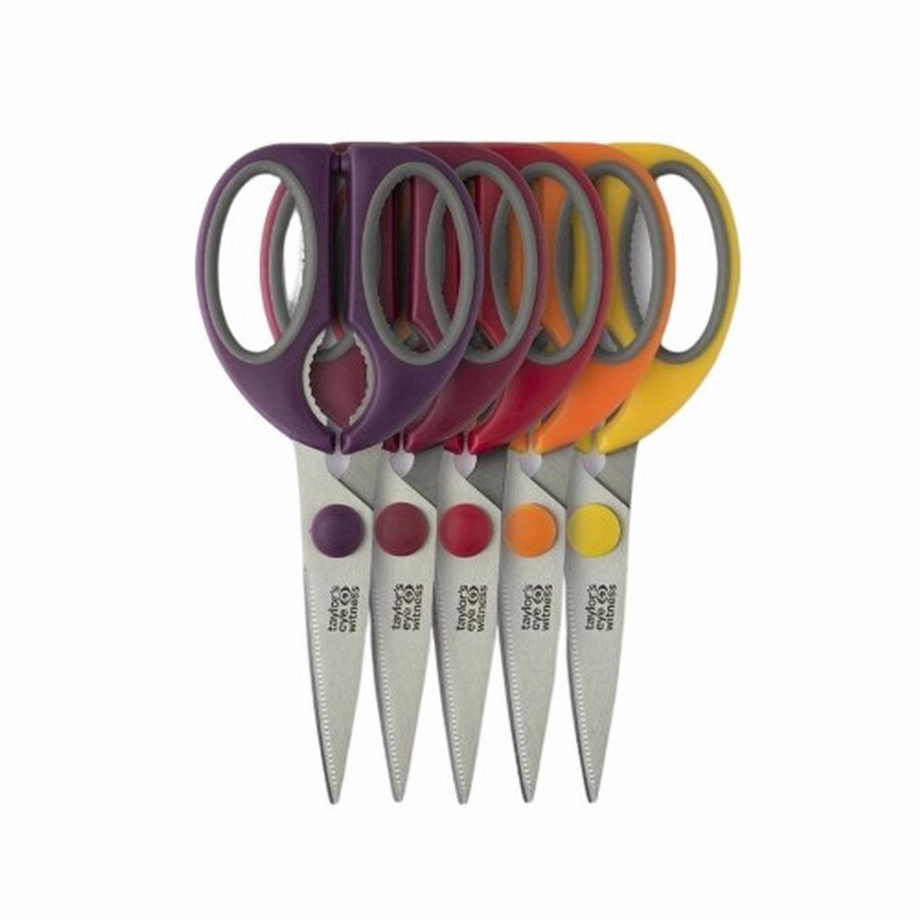 te-kitchen-scissors-soft-grip - Taylor's Eye Soft Grip Kitchen Scissors