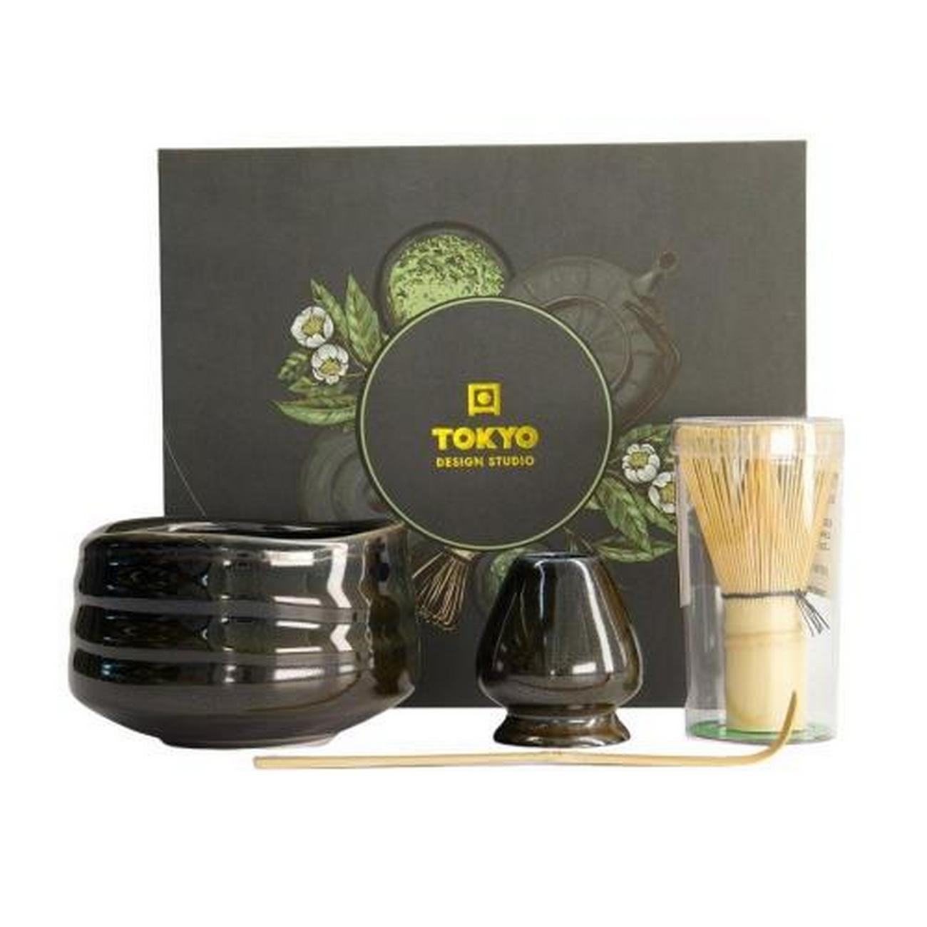 tokyo-design-studio-matcha-giftset-black-4pcs - Tokyo Design Studio Matcha Giftset Black