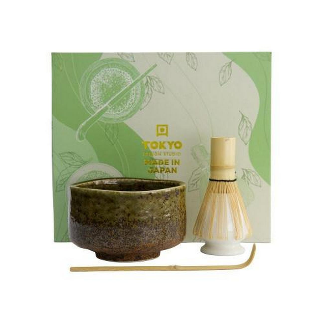 tokyo-design-studio-matcha-giftset-brown - Tokyo Design Studio Matcha Giftset Brown