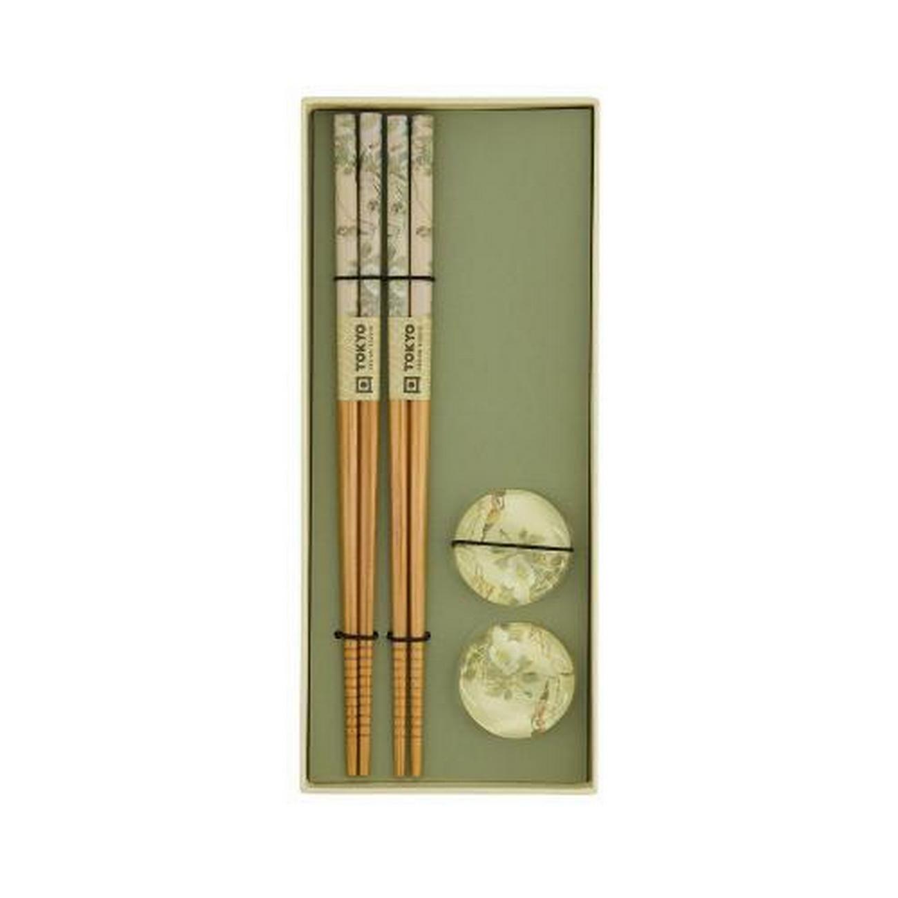tokyo-design-studio-sparrow-chopstick-rest-giftset - Tokyo Design Studio Sparrow Chopstick & Rest Giftset