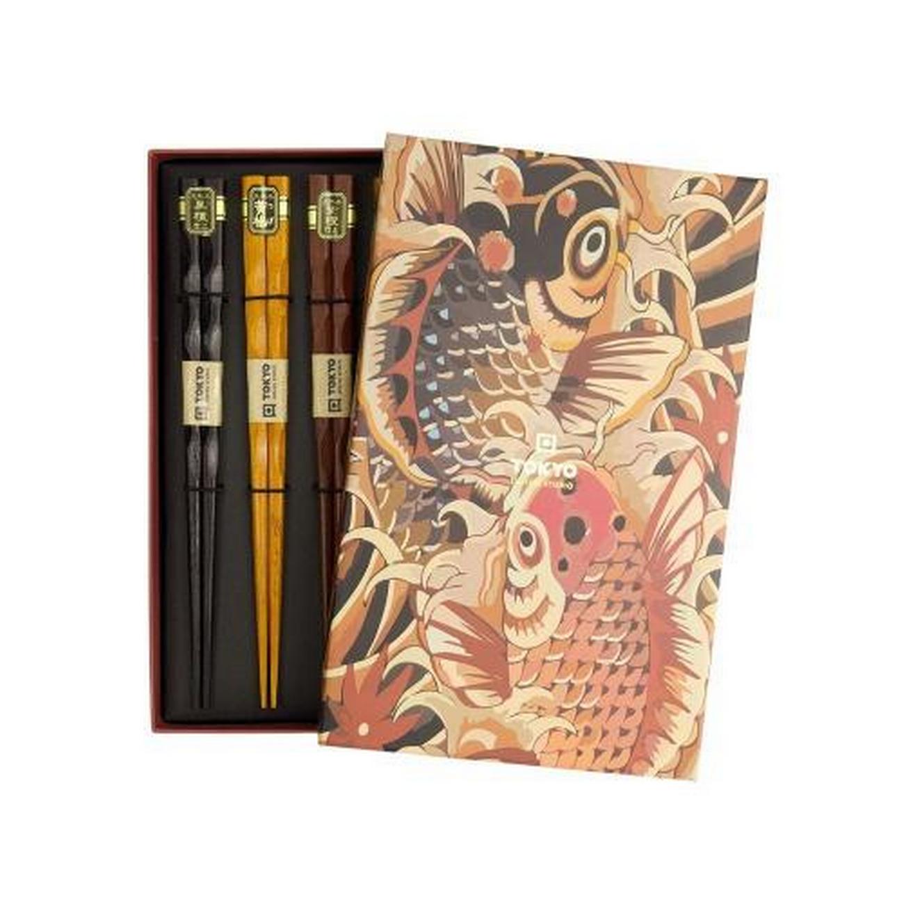 tokyo-design-studio-wooden-chopstick-giftset-5 - Tokyo Design Studio Wooden Chopstick Giftset 5