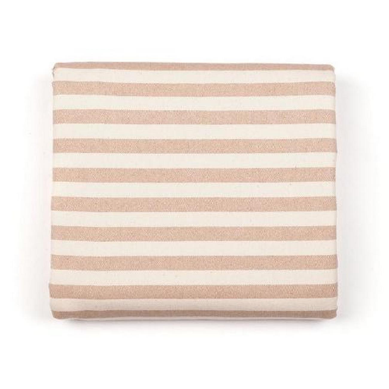 torres-novas-barra-beige-stripe-tablecloth-170x170cm - Torres Novas Barra Beige Stripe Tablecloth 170x170cm 