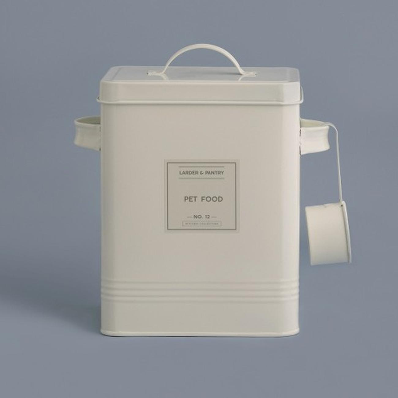 typhoon-6l-bulk-storage-w-labels-living-cream - Typhoon Living Cream 6 Litre Bulk Storage With Labels