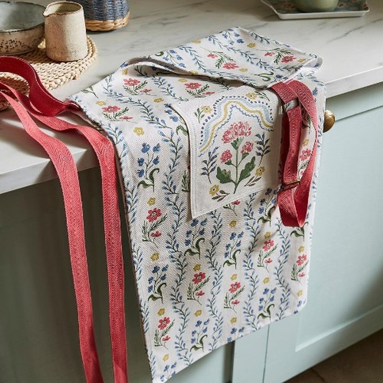 ulser-weavers-boho-floral-cotton-apron - Ulster Weavers Boho Floral Cotton Apron