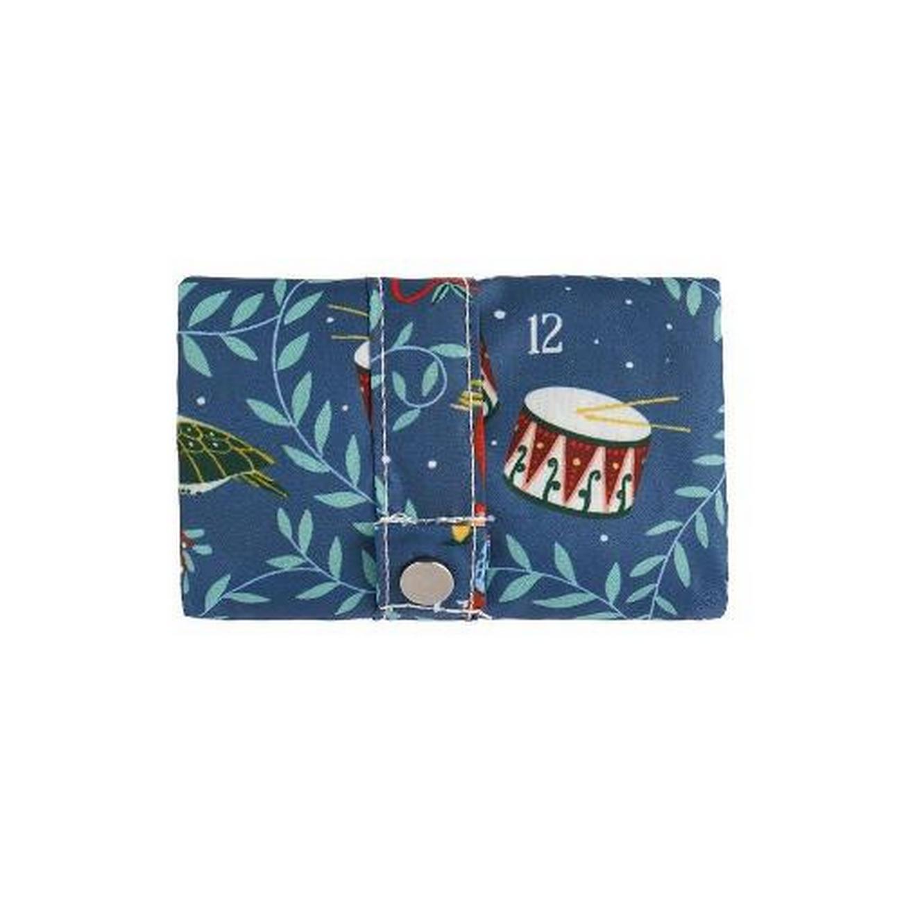 ulster-weavers-12-days-of-christmas-foldable-bag - Ulster Weavers 12 Days of Christmas Foldable Tote Bag Medium