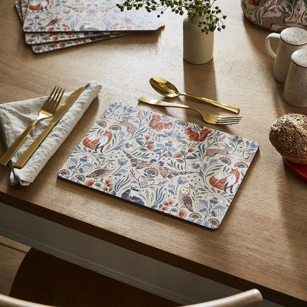 ulster-weavers-blackthorn-cork-placemat-4pck - Ulster Weavers Blackthorn Placemat Set of 4