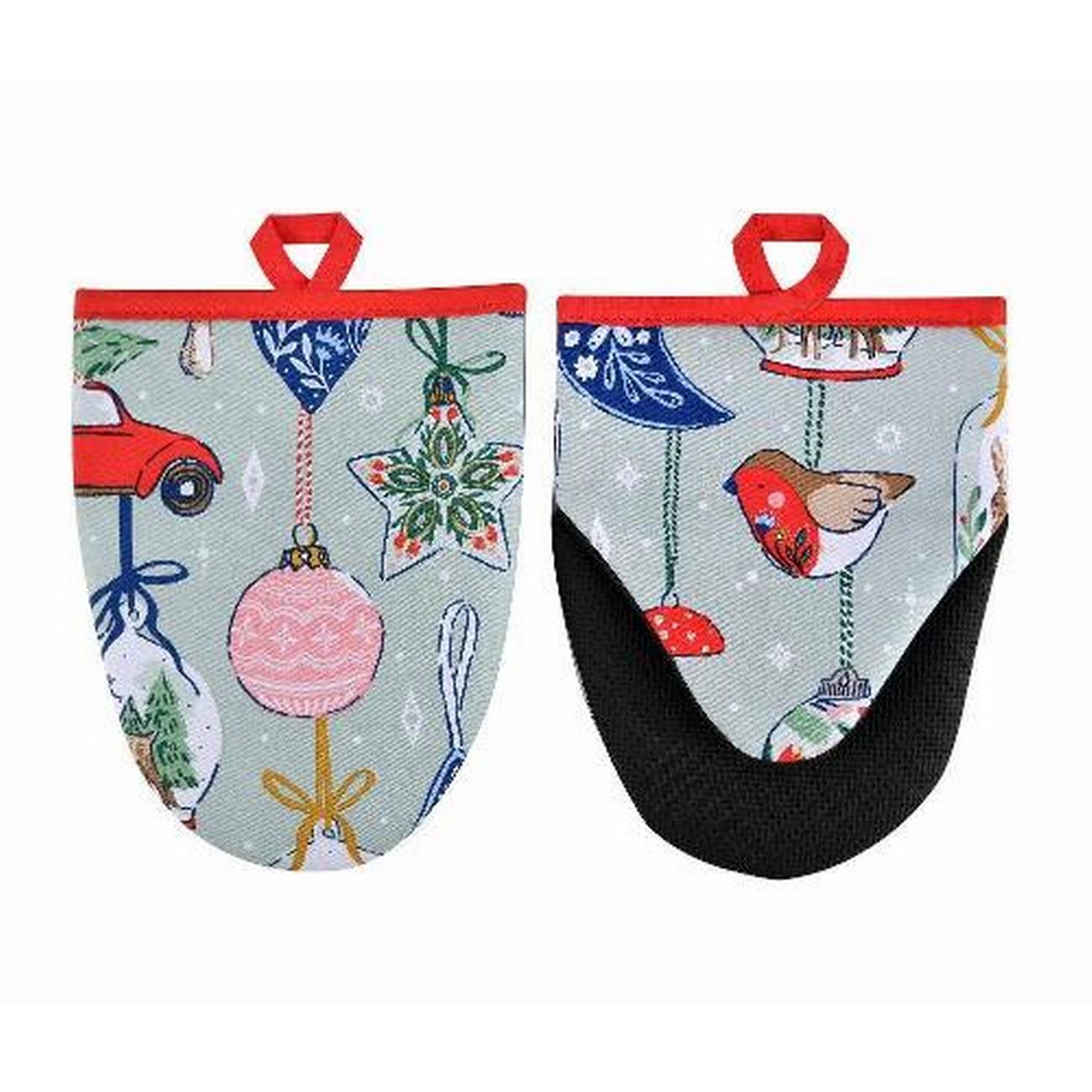 ulster-weavers-christmas-ornaments-microwave-mitts - Ulster Weavers Christmas Ornaments Microwave Mitts Pair