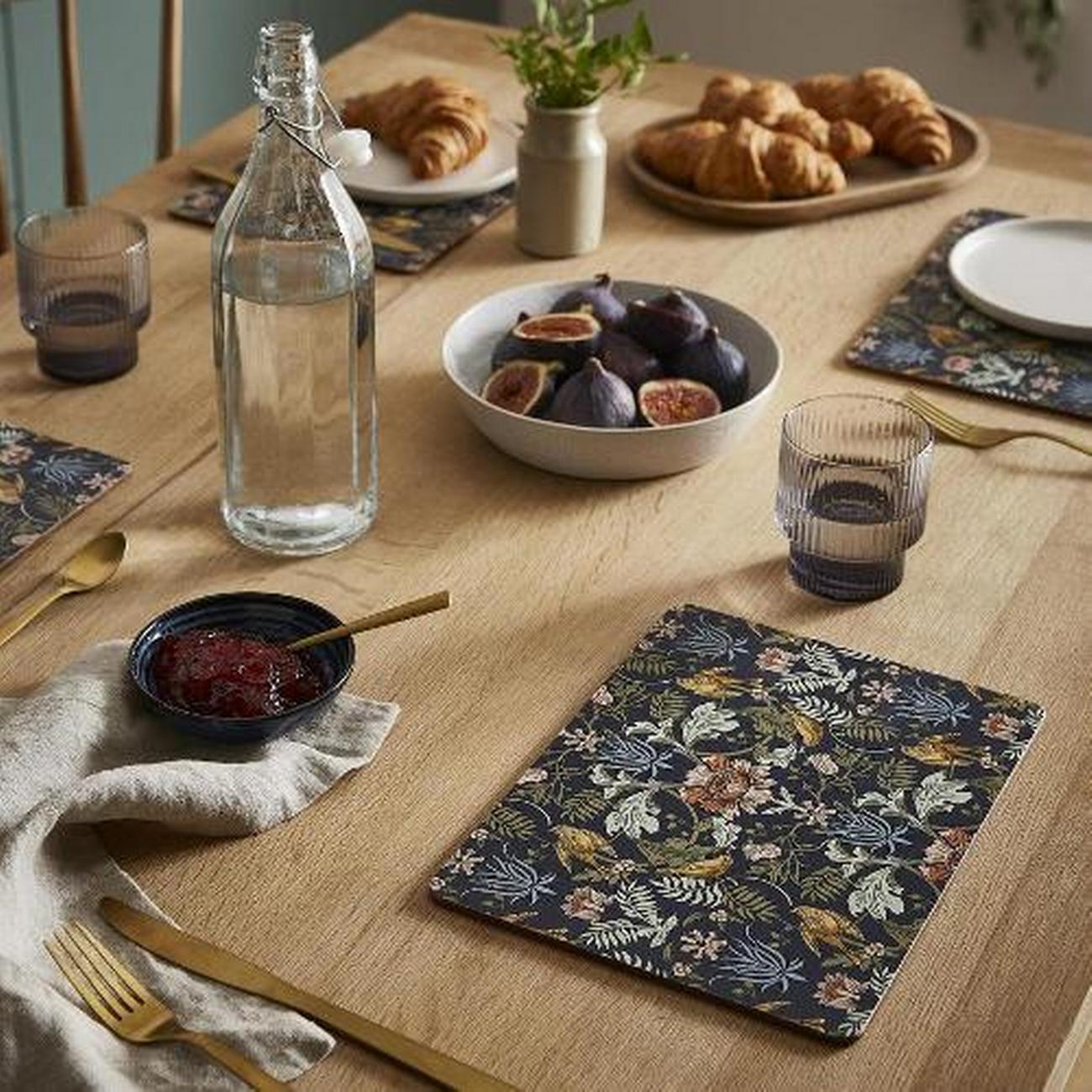 finch-flower-cork-placemat-4pk - Ulster Weavers Finch & Flower Placemat Pack of 4