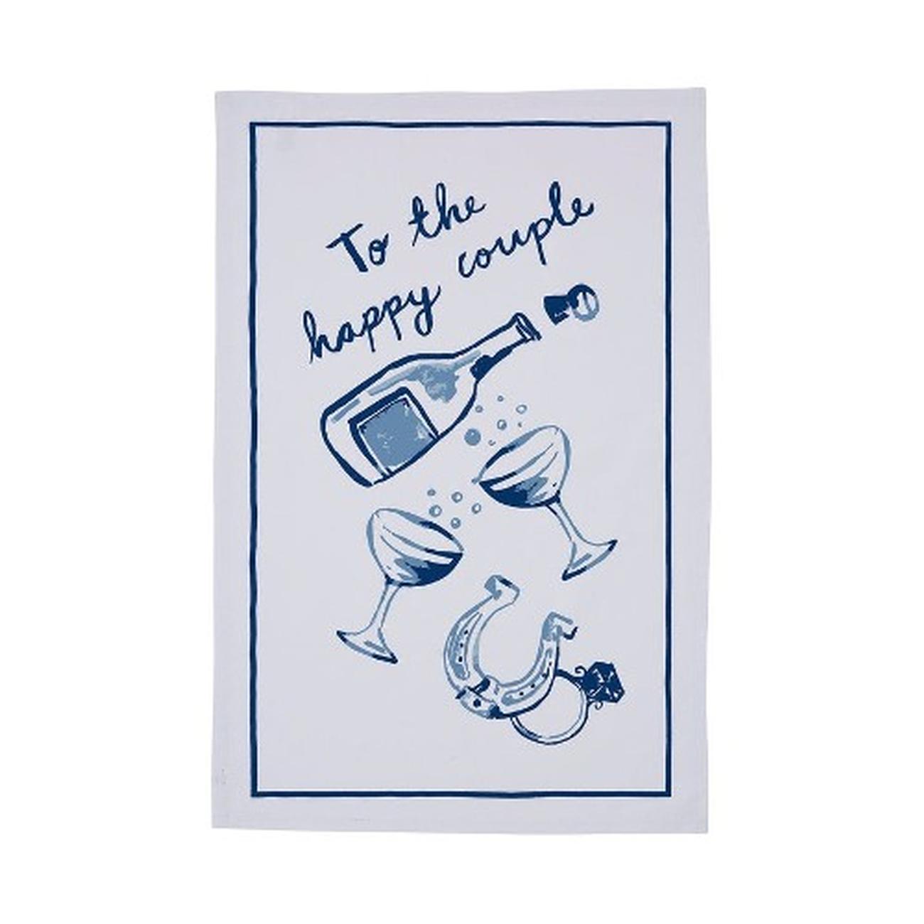 ulster-weavers-happy-couple-cotton-tea-towel-uk - Ulster Weavers Happy Couple Tea Towel