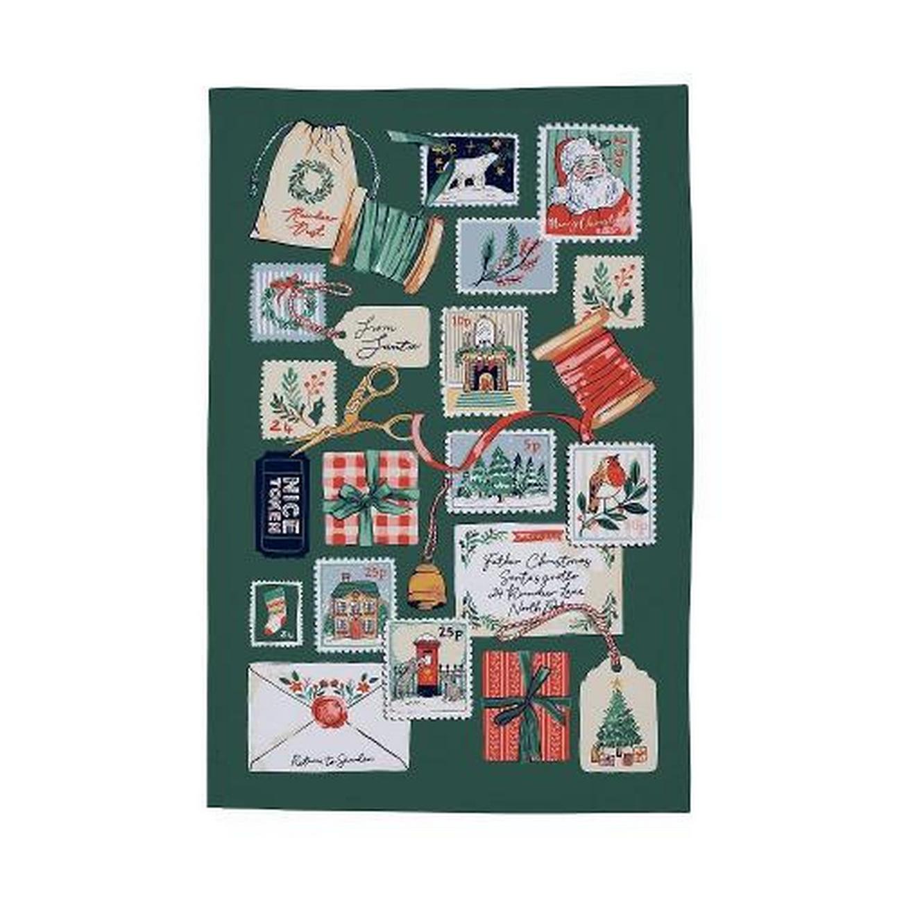 ulster-weavers-letters-to-santa-cotton-tea-towel - Ulster Weavers Letters to Santa Christmas Cotton Tea Towel