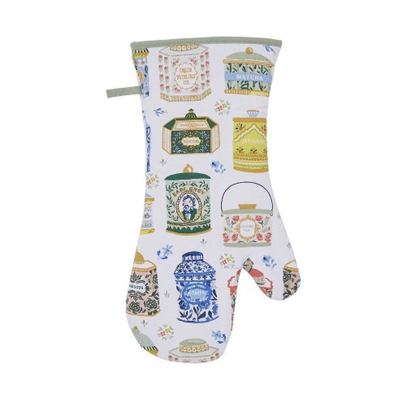 ulster-weavers-tea-tins-oven-gauntlet - Ulster Weavers Tea Tins Gauntlet Oven Glove