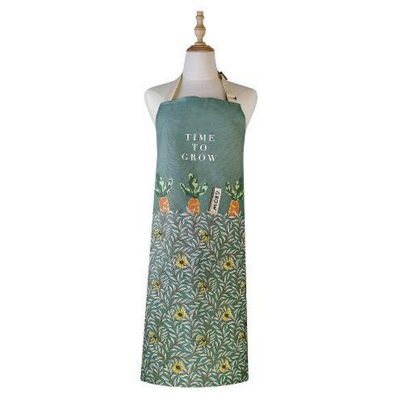 ulster-weavers-time-to-grow-green-cotton-apron - Ulster Weavers Time to Grow Green Cotton Apron