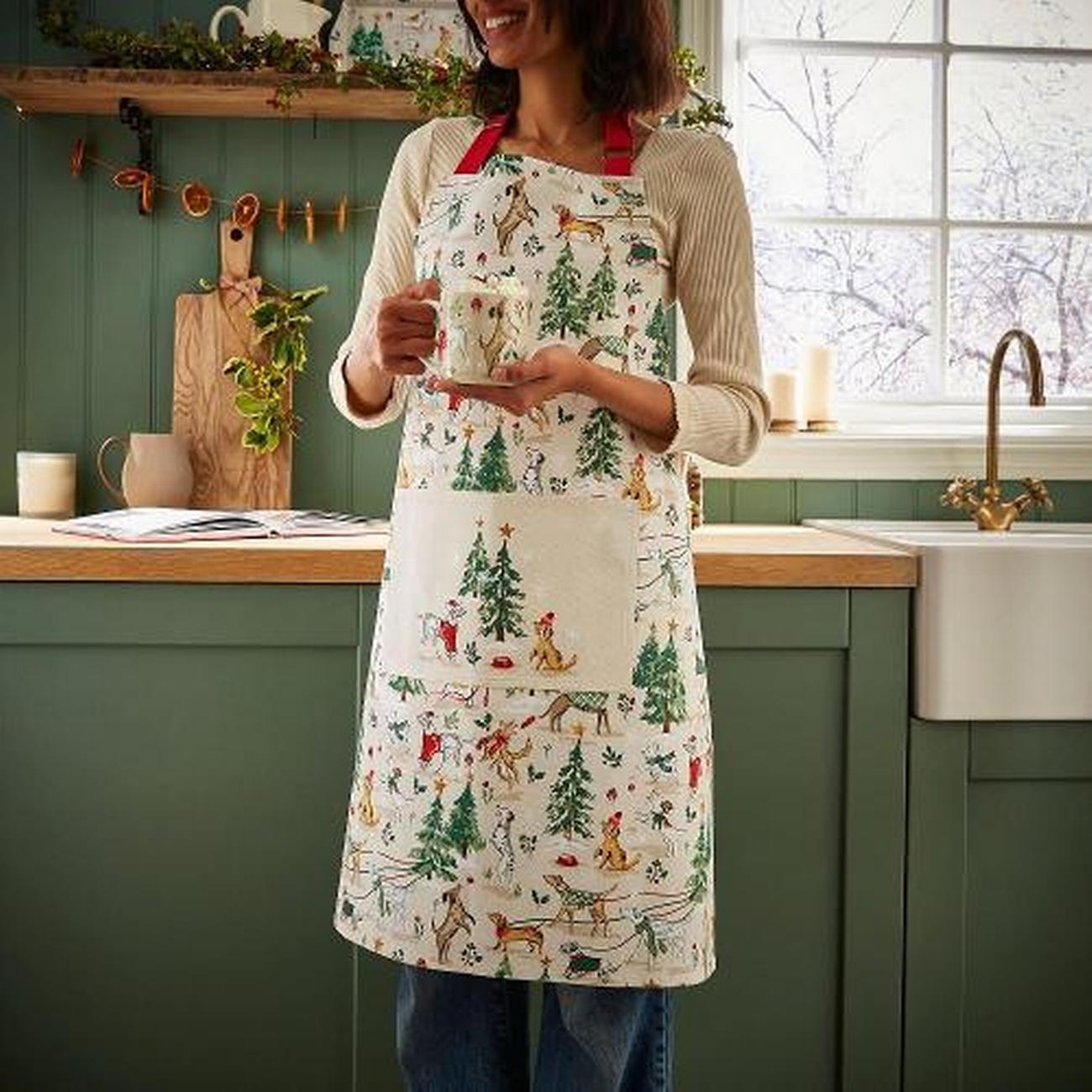 ulster-weavers-winter-walkies-beige-cotton-apron - Ulster Weavers Winter Walkies Beige Cotton Apron