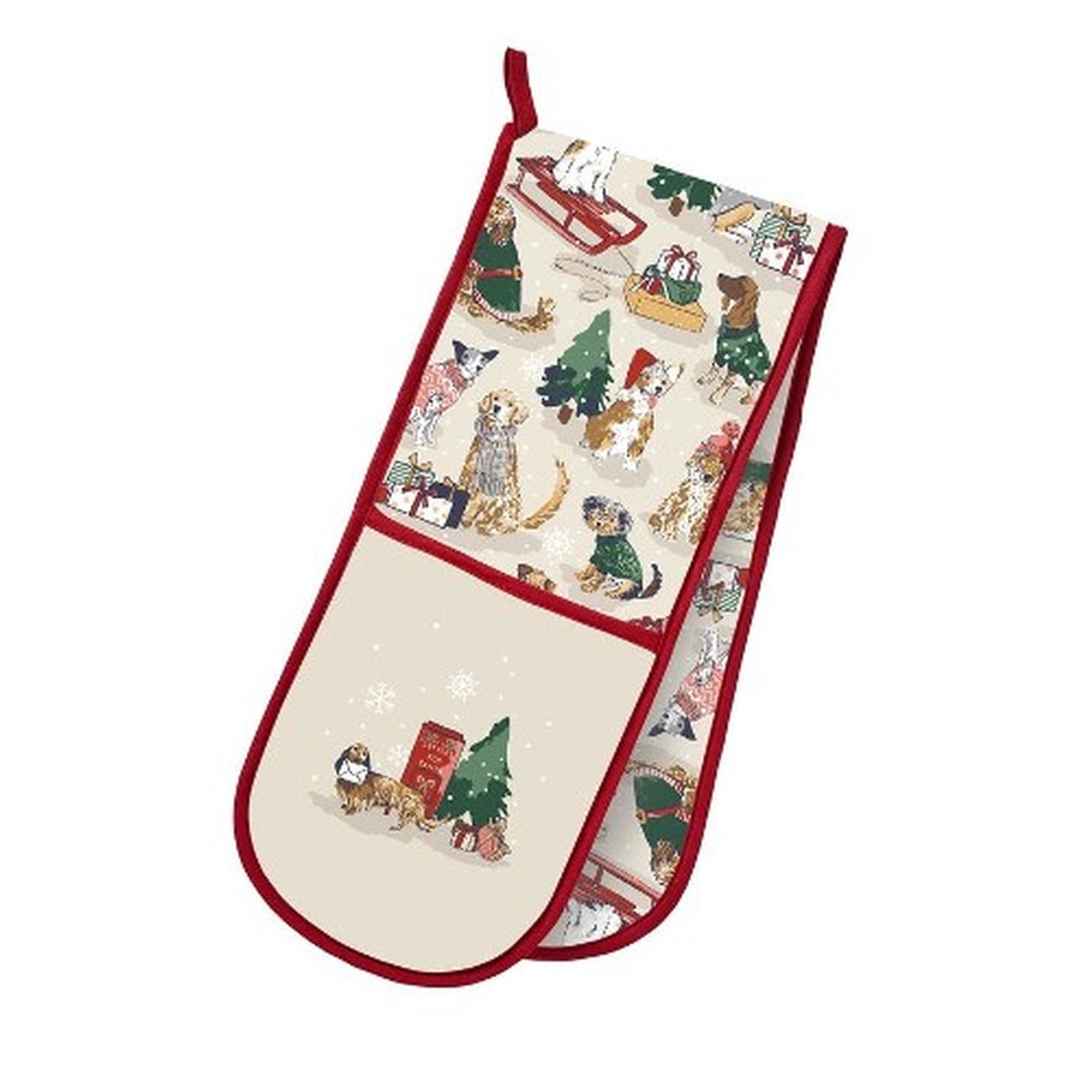 uw-merry-mutts-double-oven-gloves - Ulster Weavers Merry Mutts Double Oven Glove