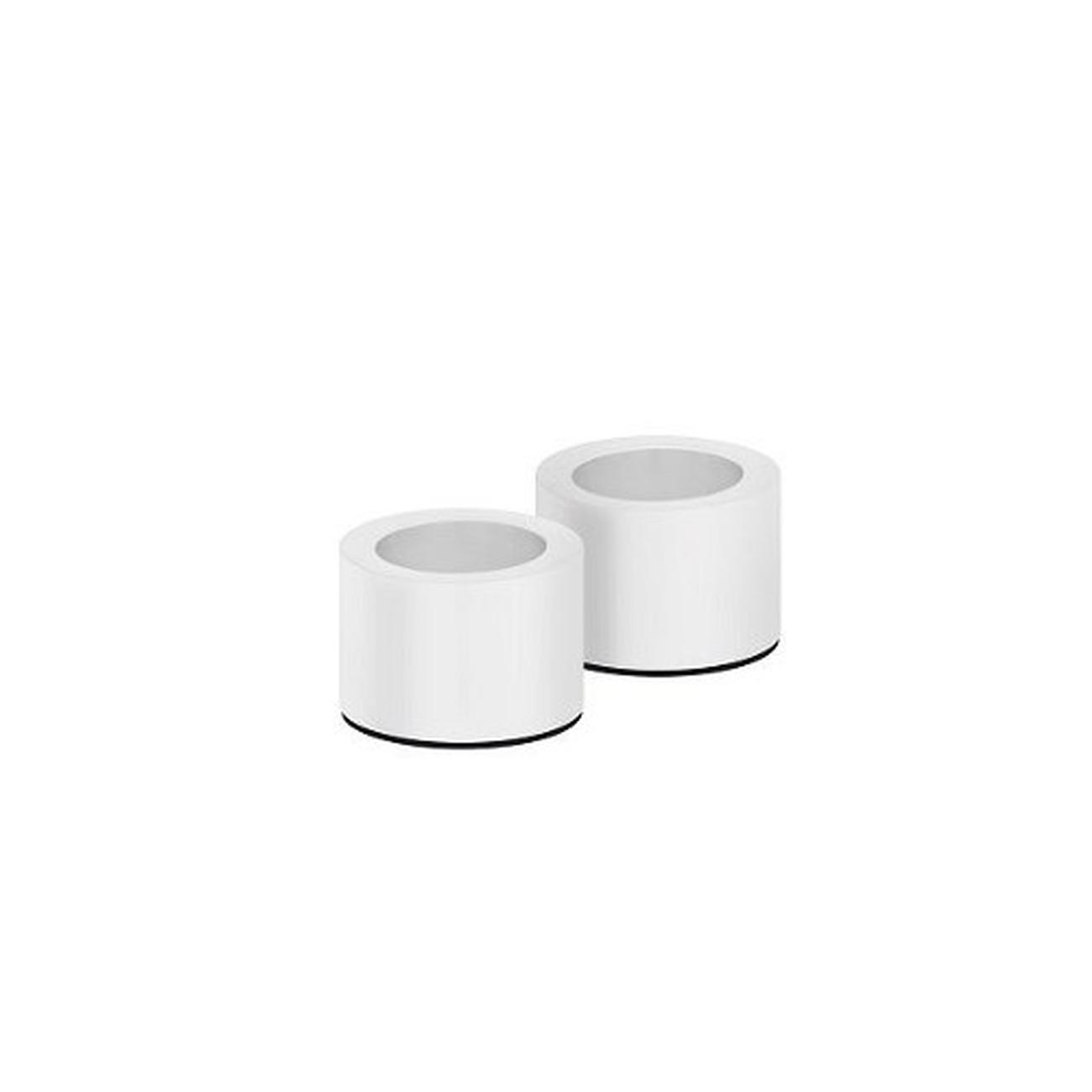 uyuni-matte-white-light-candle-holder-taper-pack-of-2 - Uyuni Lighting Light Candleholder Taper Matte White Pack of 2