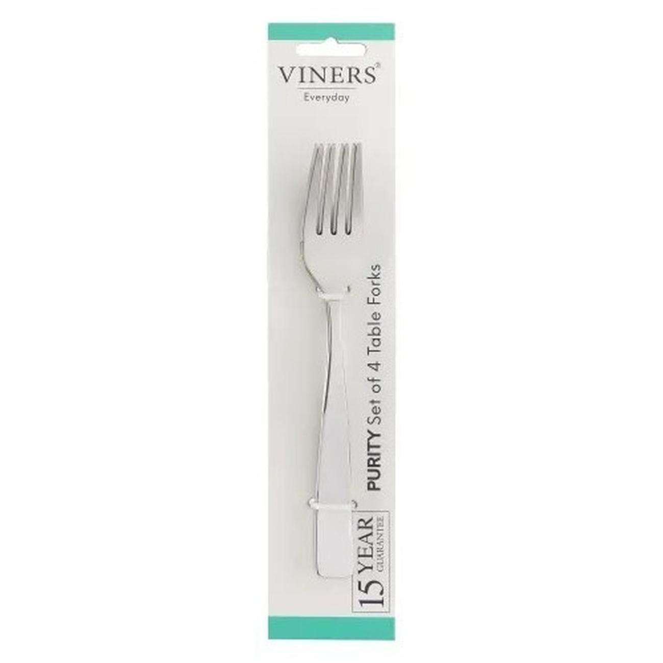viners-everyday-purity-dinner-forks - Viners Everyday Purity Dinner Forks (Set of 4)