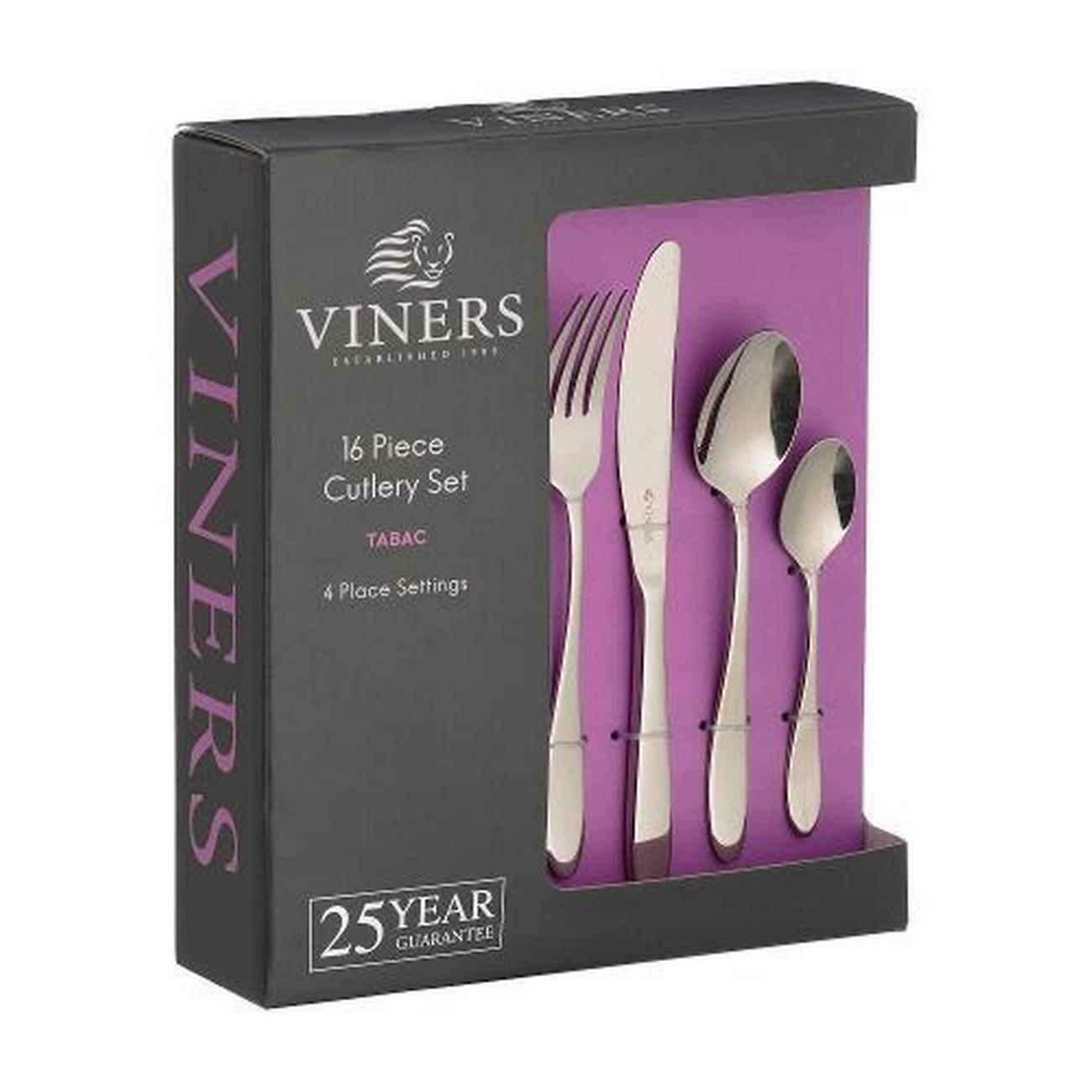 viners-tabac-cutlery-set-16-pcs - Viners Tabac Cutlery Set 16 Pcs