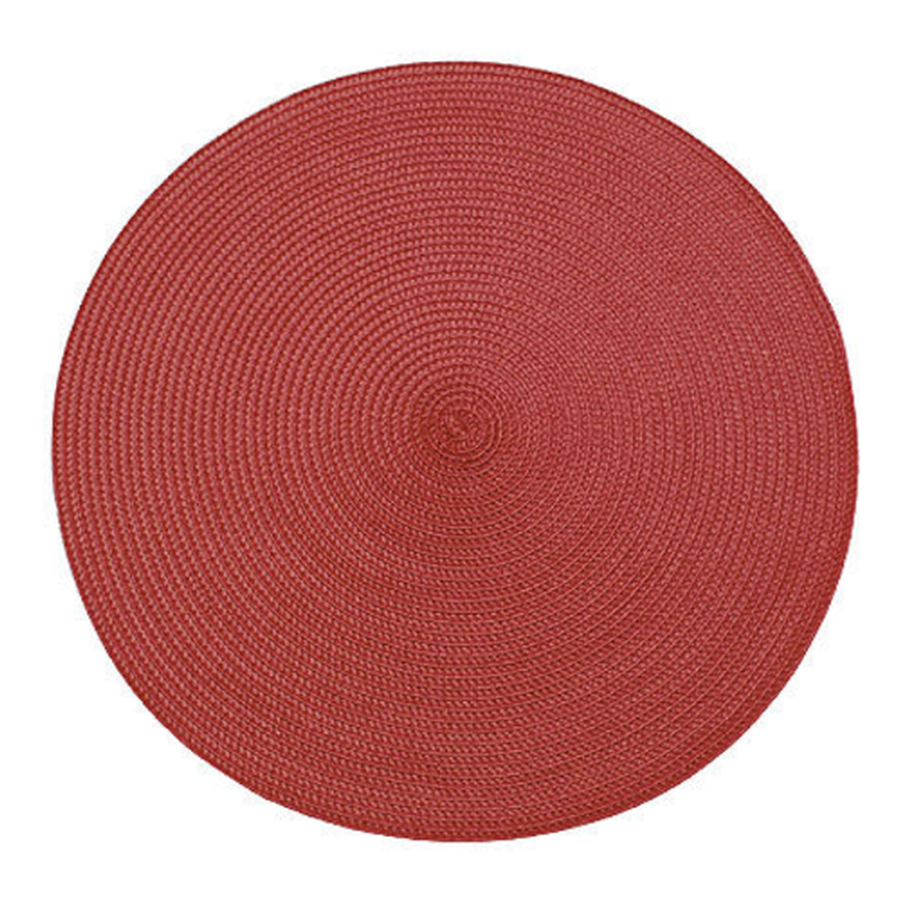 walton-merlot-placemat-ribbed-35cm - Walton & Co Circular Ribbed Placemat Pink Merlot