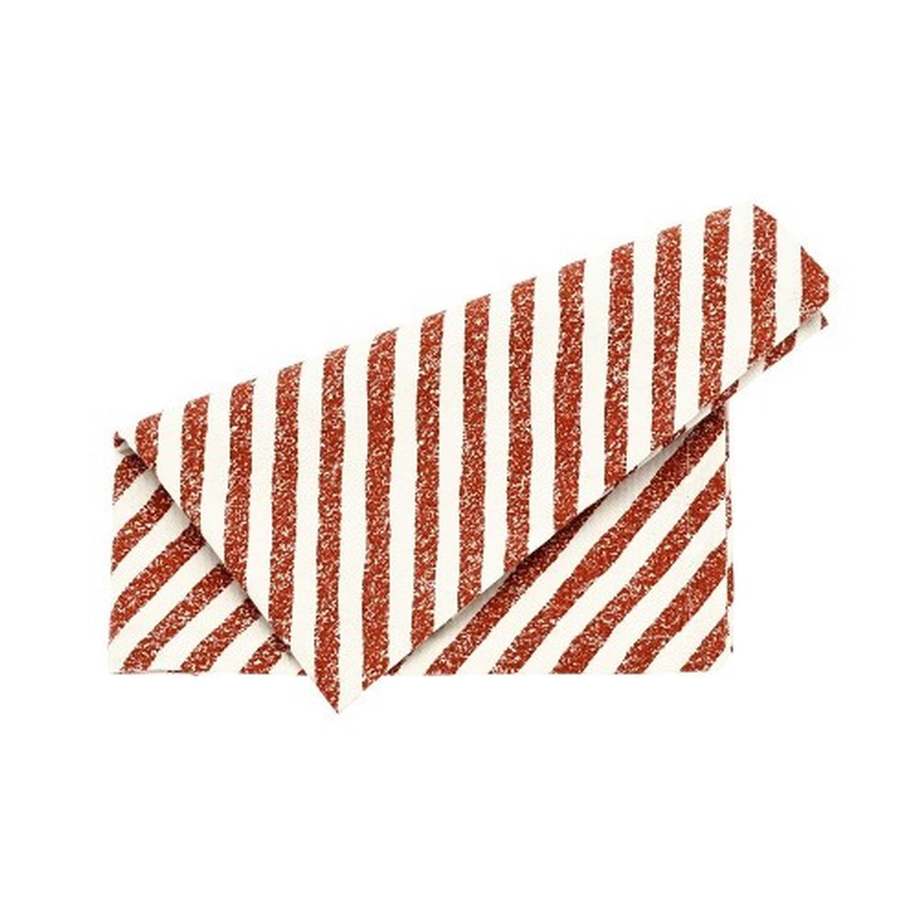 walton-co-napkin-set-4-candy-cane-stripe-red - Walton & Co Candy Cane Stripe Red Napkin Set of 4