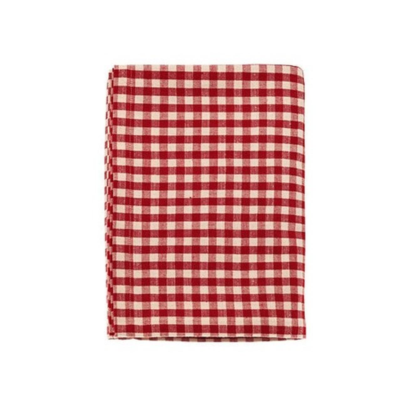 walton-co-red-gingham-tablecloth-130-x-180-cm - Walton & Co Red Gingham Tablecloth 130x180cm 