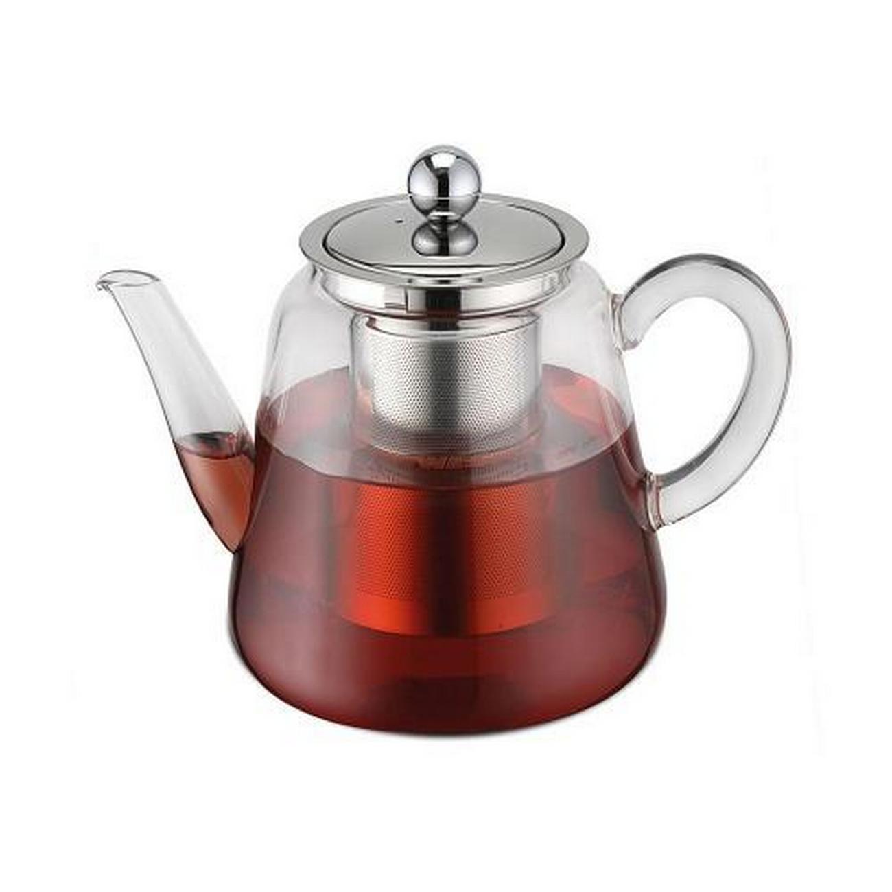 weis-glass-teapot-with-infuser-filter-1100ml - Weis Glass Teapot with Infuser Filter 1100ml