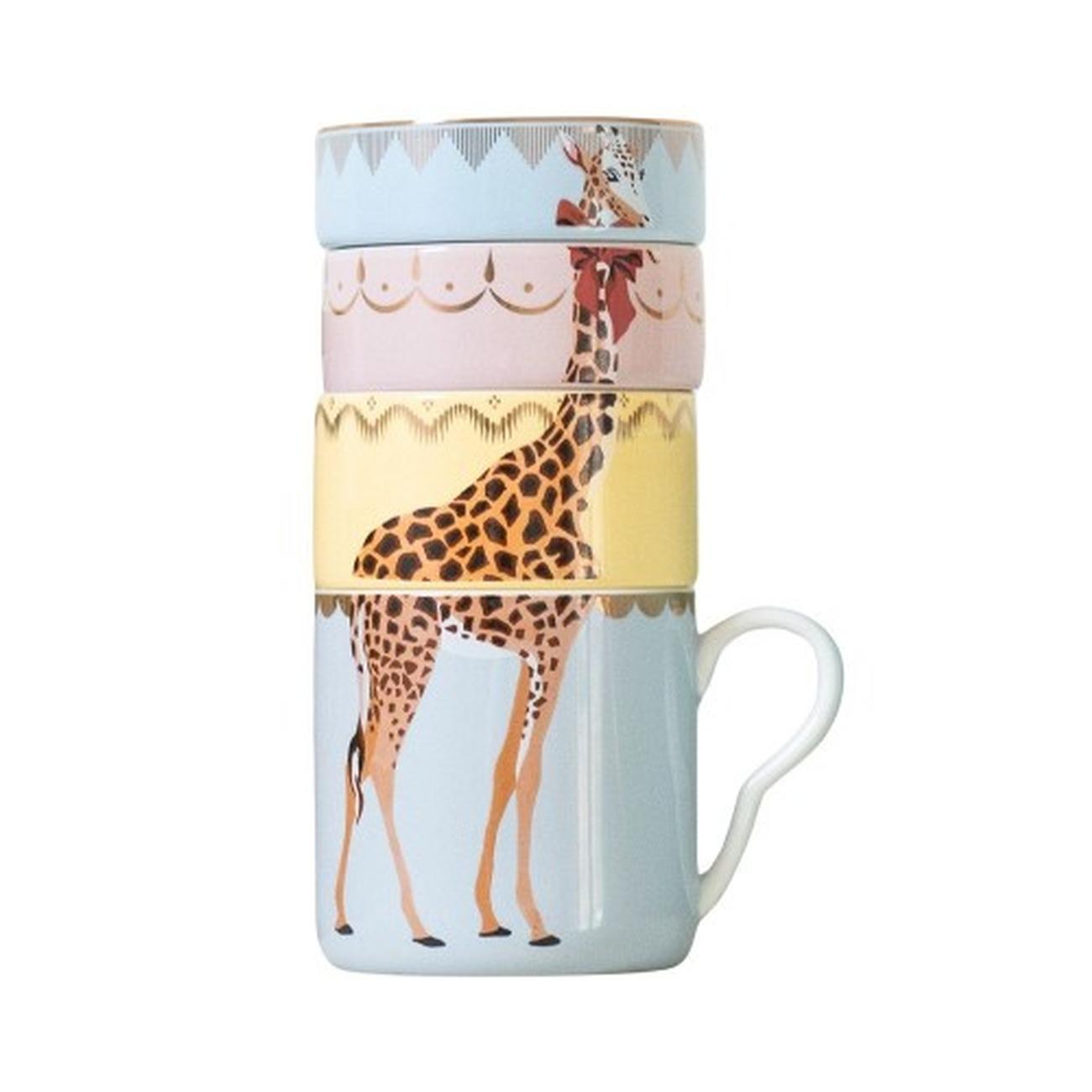 yvonne-ellen-stacking-measuring-cups - Yvonne Ellen Giraffe Stacking Measuring Cups 