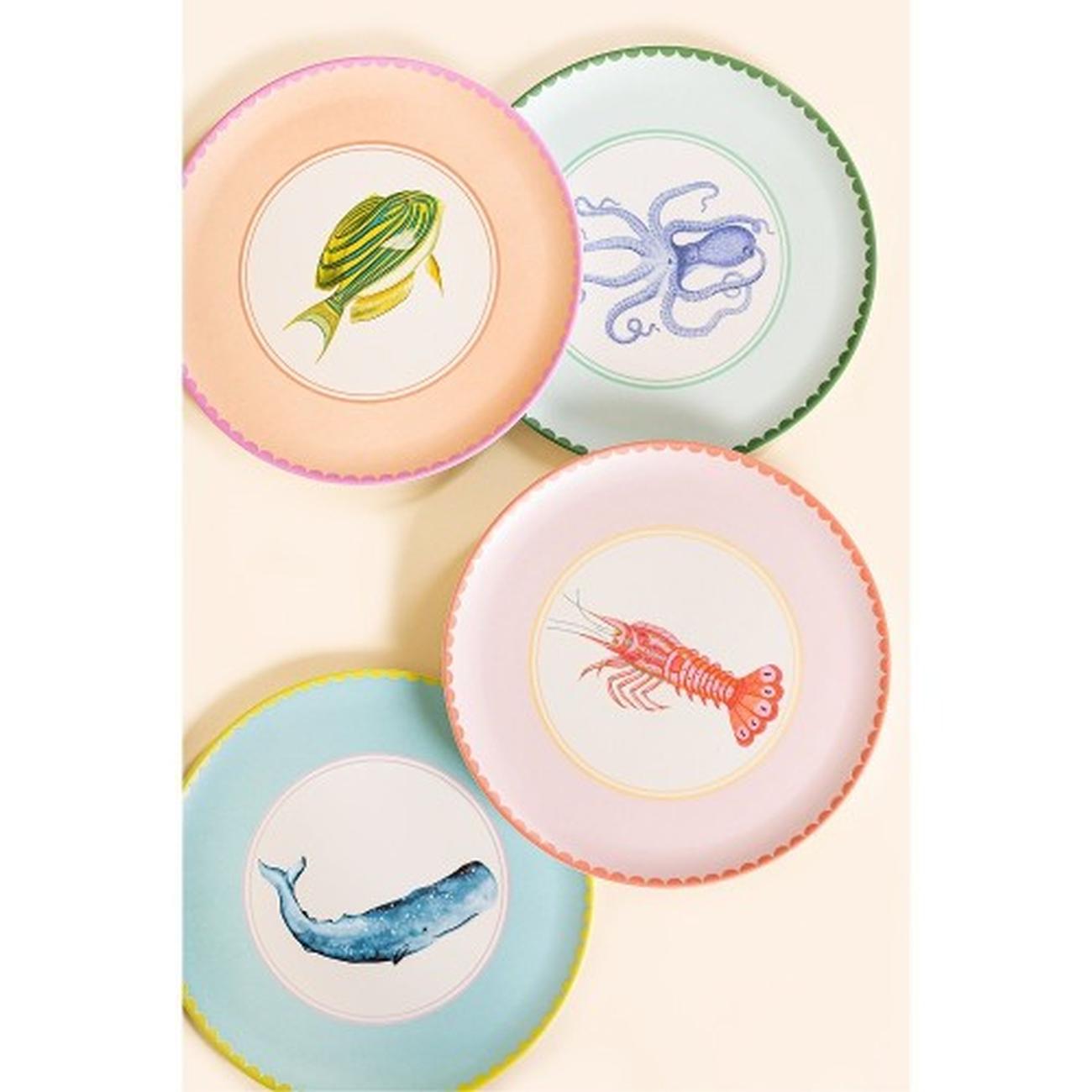 yvonne-ellen-set-4-side-plates-melamine - Yvonne Ellen Melamine Side Plates Set of 4