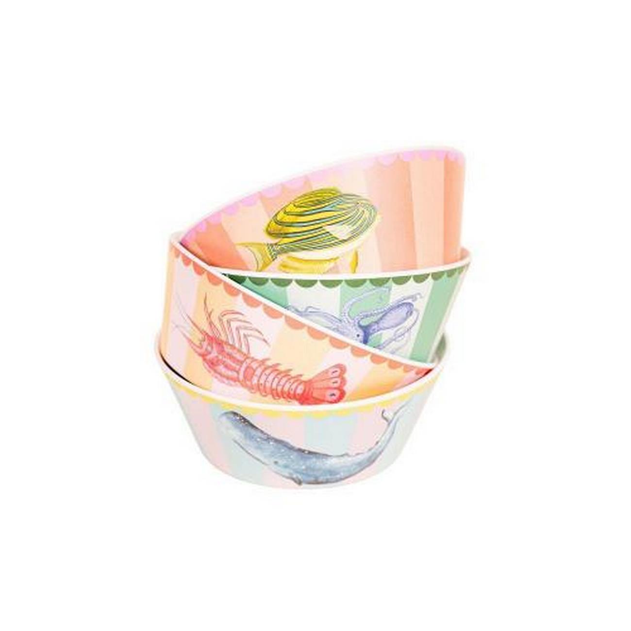 yvonne-ellen-set-of-4-melamine-bowls - Yvonne Ellen Melamine Bowls Set of 4