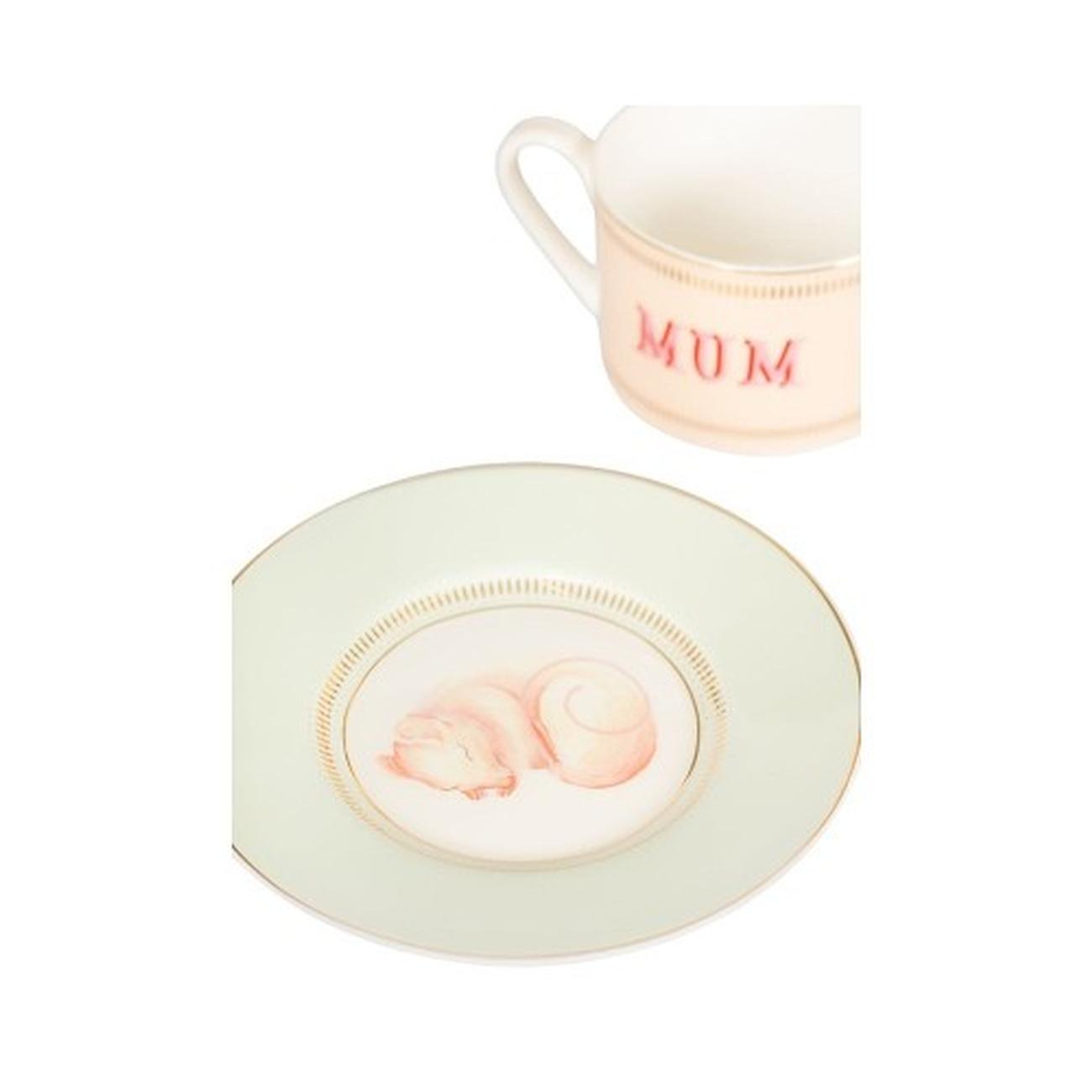 yvonne-ellen-teacup-saucer-mum - Yvonne Ellen Mum Teacup & Saucer 