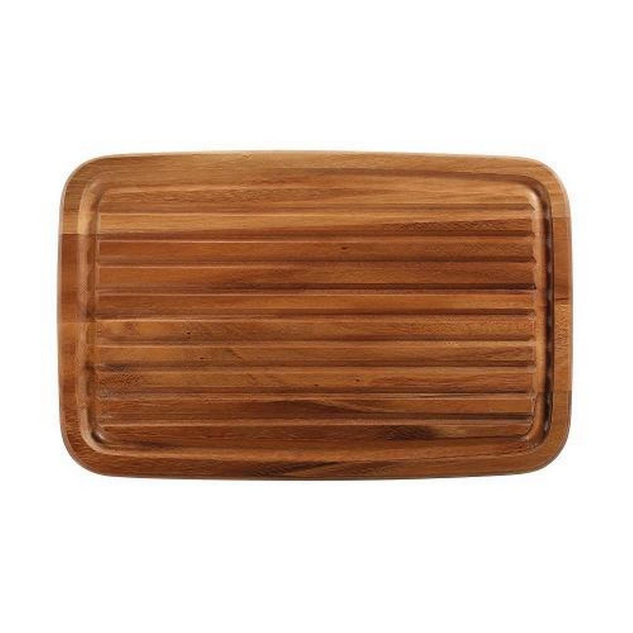 zassenhaus-acacia-wood-bread-cutting-board - Zassenhaus Acacia Wood Bread Cutting Board 