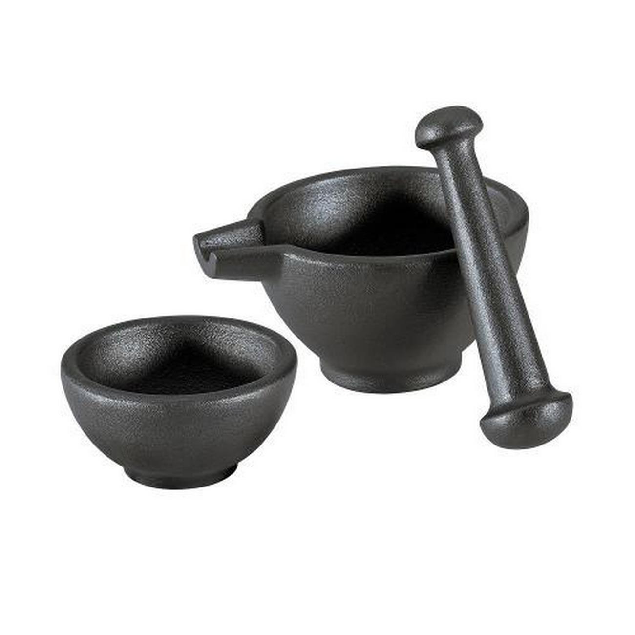 zassenhaus-cast-iron-pestle-mortar-set - Zassenhaus Cast Iron Pestle & Mortar Set