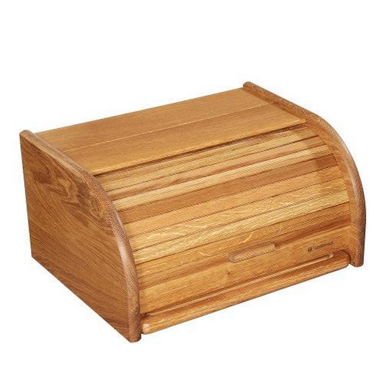 zassenhaus-oak-bread-bin-&-board - Zassenhaus Oak Bread Bin & Board 