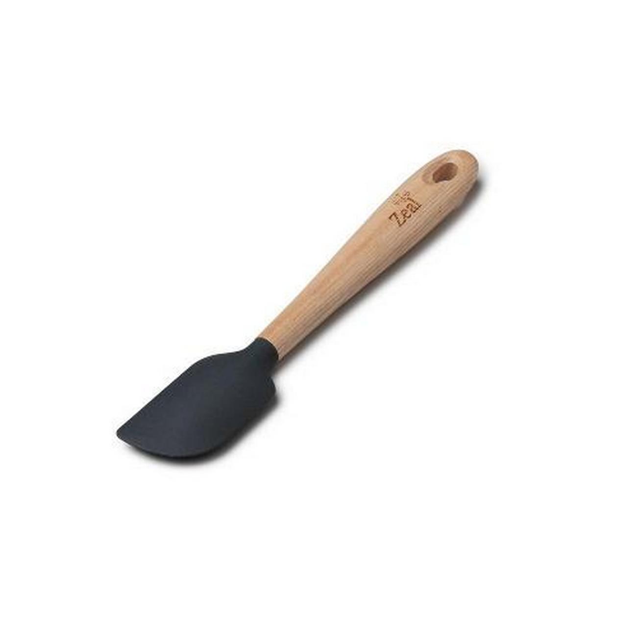zeal-ash-wood-handled-spatula-small-dark-grey - Zeal Ash Wood Handled Spatula Small Dark Grey