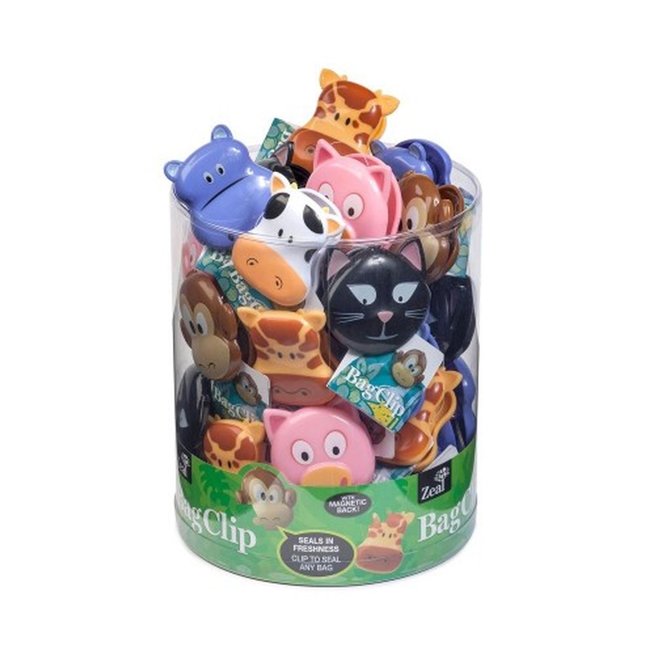 zeal-jungle-and-farmyard-clips - Zeal Jungle & Farmyard Bag Clips