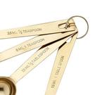ladelle-lawson-set-of-4-gold-measuring-spoons - Ladelle Lawson Gold Measuring Spoons